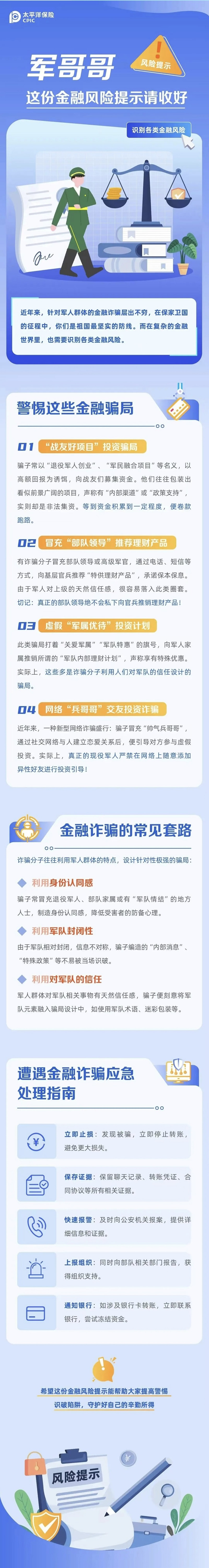 23.【風險提示】軍哥哥，這份金融風險提示請收好